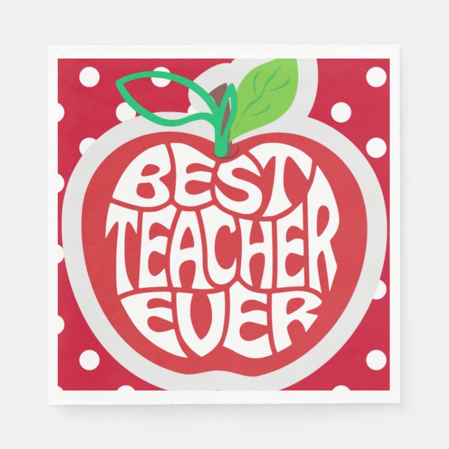 Teacher Appreciation Napkin (Front)