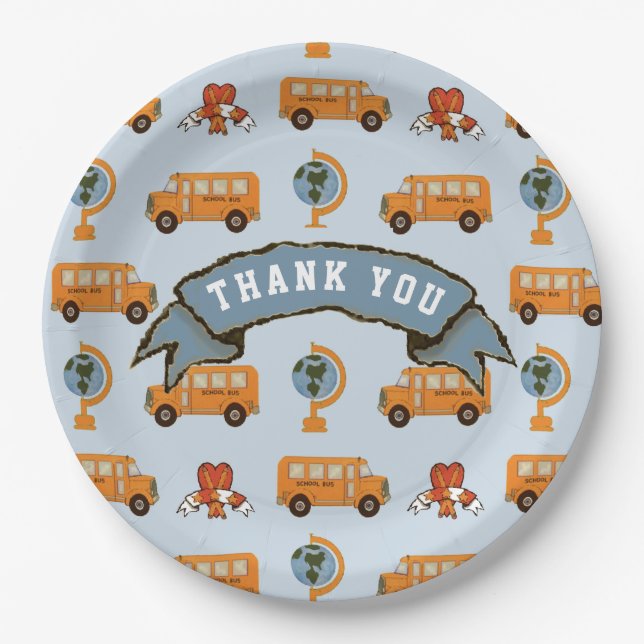 Teacher Appreciation Paper Plate (Front)
