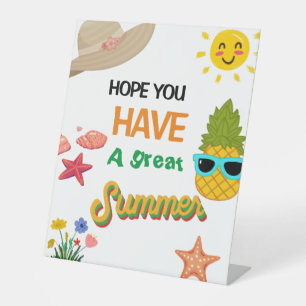 Teacher Appreciation party Sunshine Thank You  Pedestal Sign