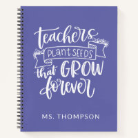 Teacher Appreciation Quote Personalized Purple