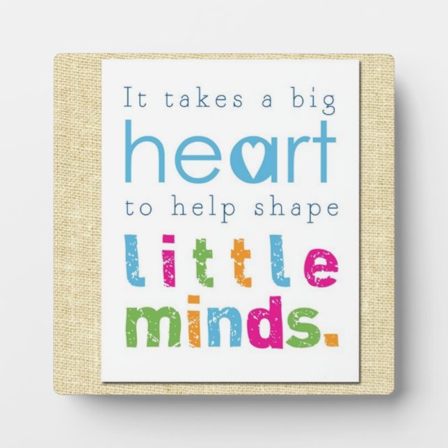 Teacher Appreciation Quote Plaque (Front)