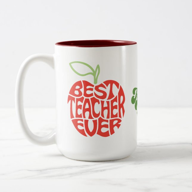 Teacher Appreciation Teach Love Inspire Coffee Mug (Left)