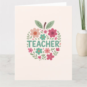 Teacher Appreciation Thank You Card