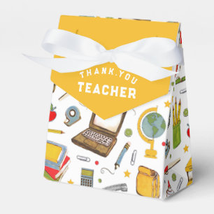 Teacher Appreciation Thank You Favor Box