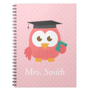 Teacher Appreciation, Thank You Owl Notebook