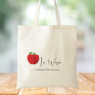 Teacher Appreciation Thank You Teacher Cute Apple Tote Bag