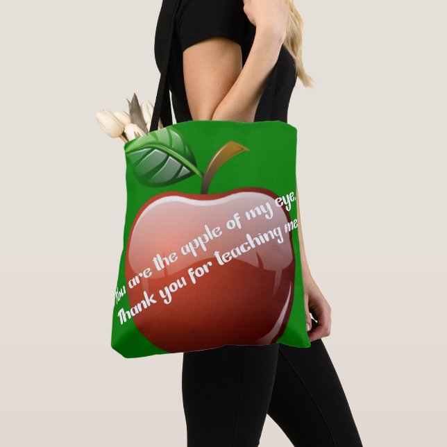 Teacher Appreciation Tote Bag (Close Up)