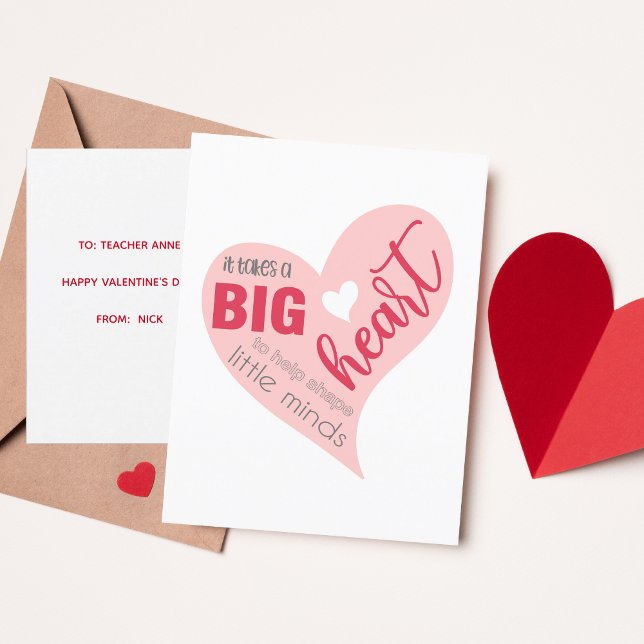 Teacher Appreciation Valentine's Day Holiday Postcard (Creator Uploaded)