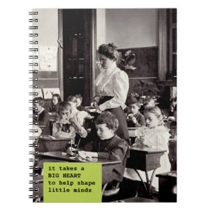 Teacher Appreciation Vintage Photo Gift Notebook