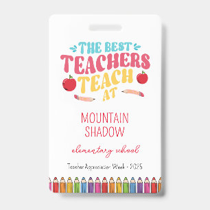 Teacher Appreciation Week  Badge