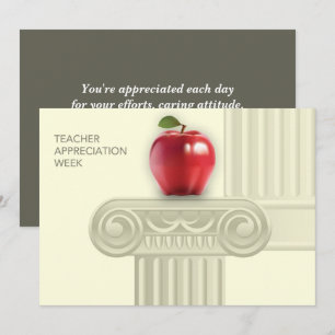 Teacher Appreciation Week Greeting Card