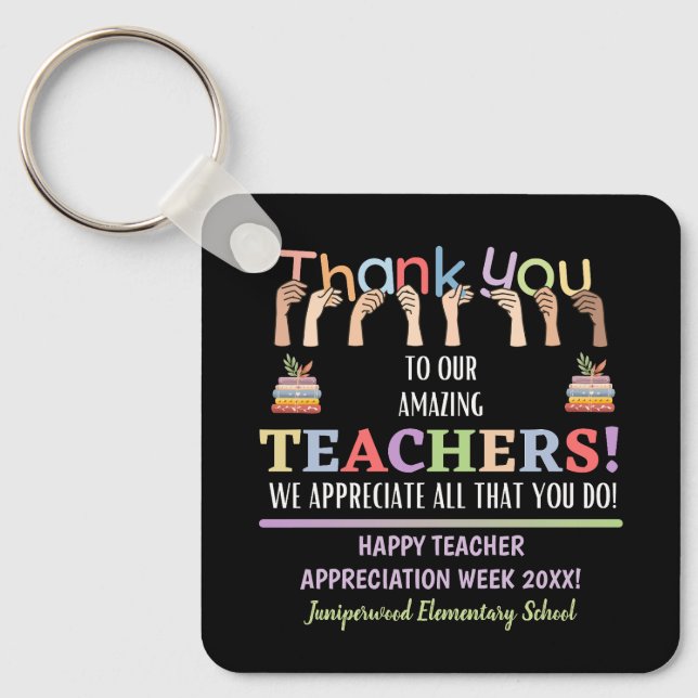 Teacher Appreciation Week Keychain (Front)