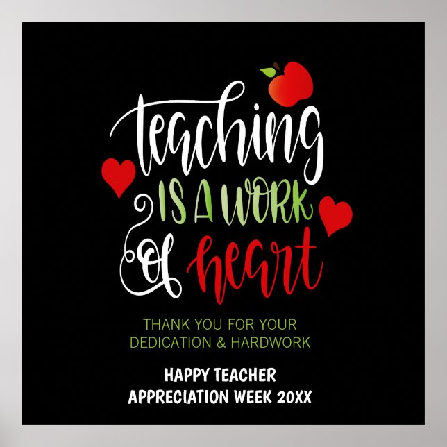 Teacher Appreciation Week Party Decor THANK YOU (Front)