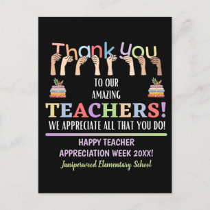 Teacher Appreciation Week Postcard