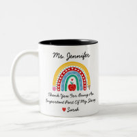 Teacher Appreciation With Thank You Message Custom