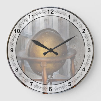 Teacher - Around the world Large Clock