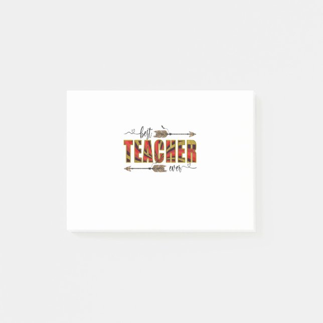 Teacher Art Best Teacher Evers Post-it Notes (Front)