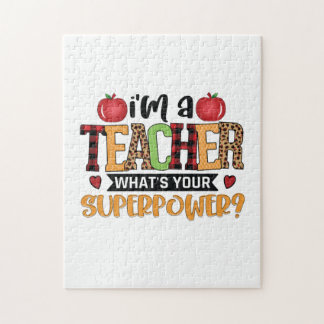 Teacher Art I Am A Teacher Jigsaw Puzzle