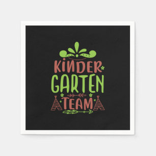 Teacher Art Kindergarten Team Napkin