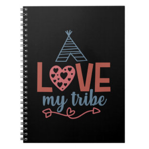 Teacher Art Love My Tribe Notebook