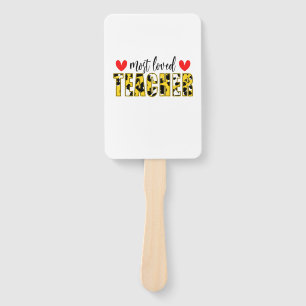 Teacher Art Most Loved Teacher Hand Fan