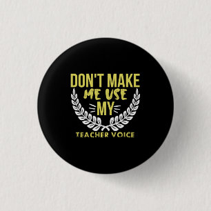 Teacher Art My Teacher Life 1 Inch Round Button