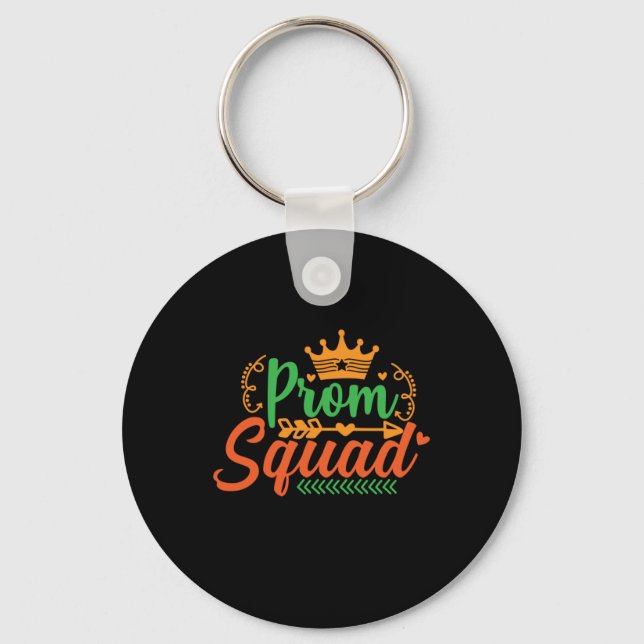 Teacher Art Prom Squad Keychain (Front)