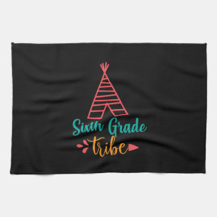 Teacher Art Sixth Grade Tribe Kitchen Towel