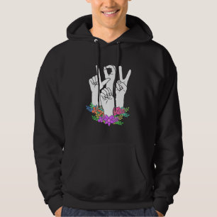 Teacher ASL Hand Sign Hoodie