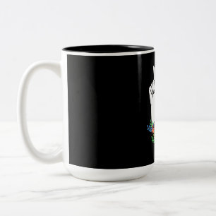Teacher ASL Hand Sign Two-Tone Coffee Mug
