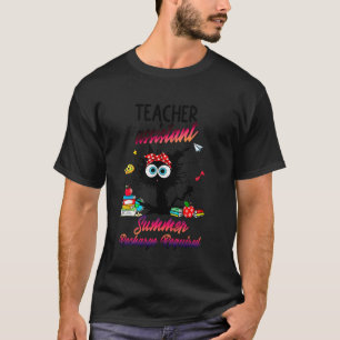 Teacher Assistant Summer Recharge Required Funny S T-Shirt
