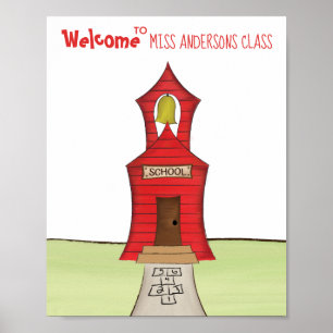 Teacher Back to School Classroom  Poster