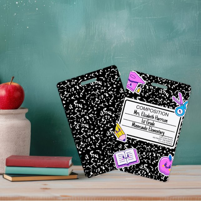 Teacher Back to School Composition  Badge (Creator Uploaded)