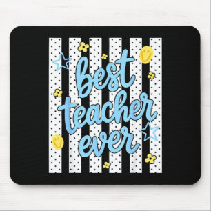 Teacher back to school happy first day of school mouse pad