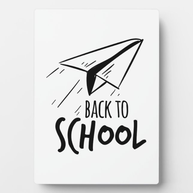 Teacher Back To School Plaque (Front)