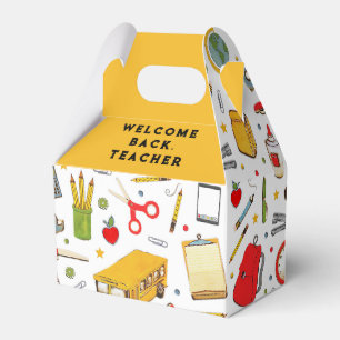 Teacher Back-to-school Welcome Favor Box