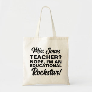TEACHER BAG educational rockstar fashion