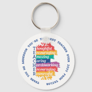 Teacher - BEST Quotes Keychain