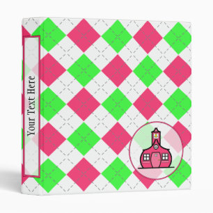 Teacher Binder - Hot Pink & Green