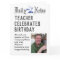 Teacher Birthday Card to Personalise