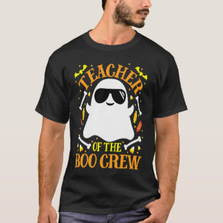 Teacher Boo Crew Matching Ghost Group Women Men Ha T-Shirt