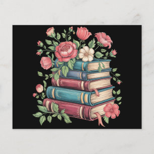 Teacher Book Lover Back to School Wildflowers Flyer