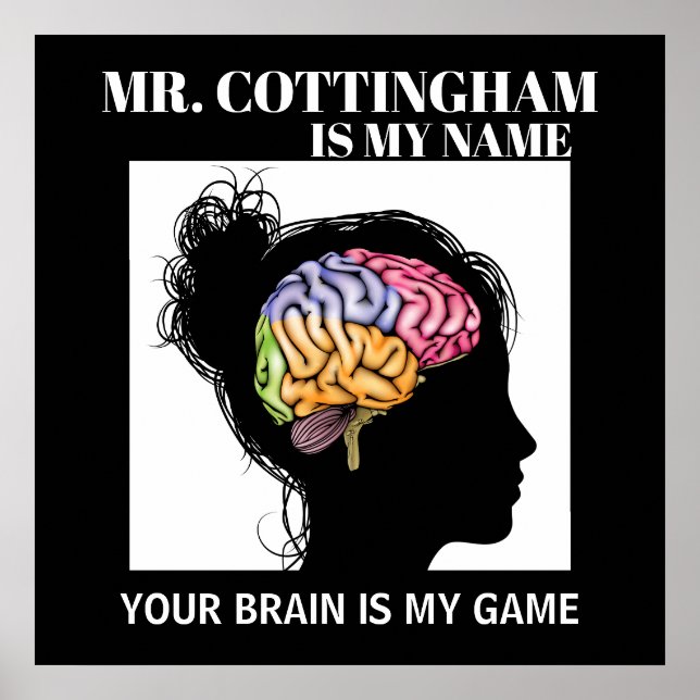 Teacher Brain Poster (Front)