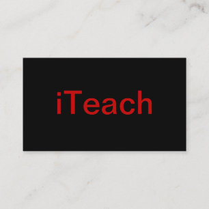 Teacher Business Card