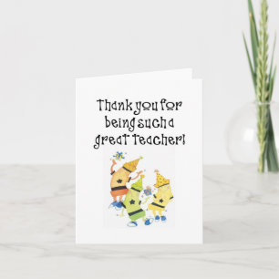 teacher card