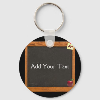 Teacher Chalkboard Keychain