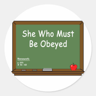 Teacher Chalkboard Sticker