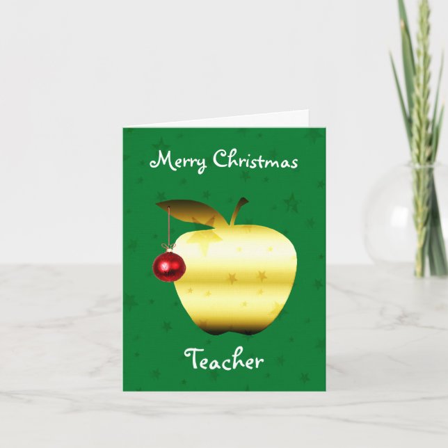 Teacher Christmas Card (Front)