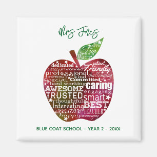 Teacher christmas gift appreciation magnet