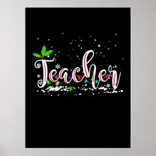 Teacher Christmas Poster